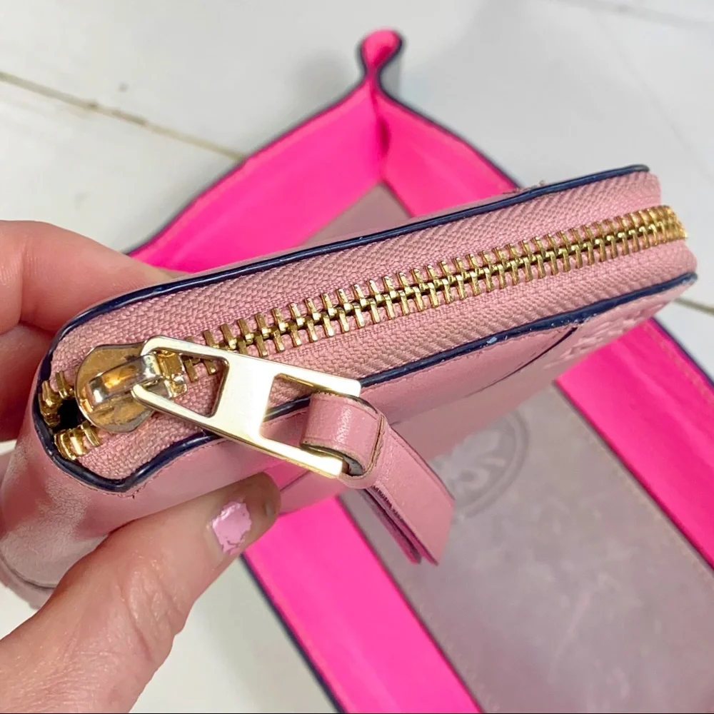 Loewe Pink Leather Puzzle Wallet